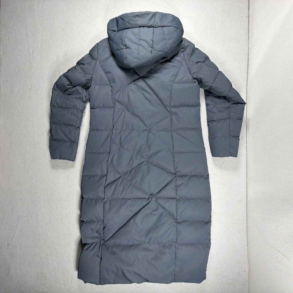 Orolay Down Puffer Coat Women Medium Long Hooded Quilted Gray Winter Parka - Picture 10 of 13